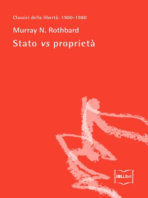 cover image of Stato vs proprietà